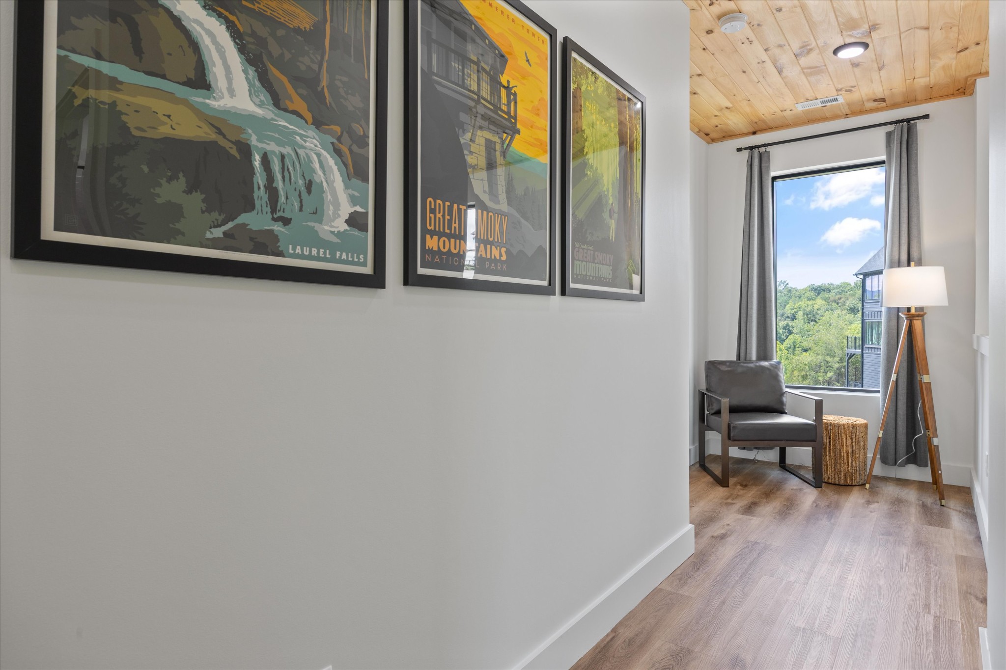 1134 Reedmont Way Sevierville, TN 37876 - Photo 30 of 42 a view of a house with a window and wooden floor