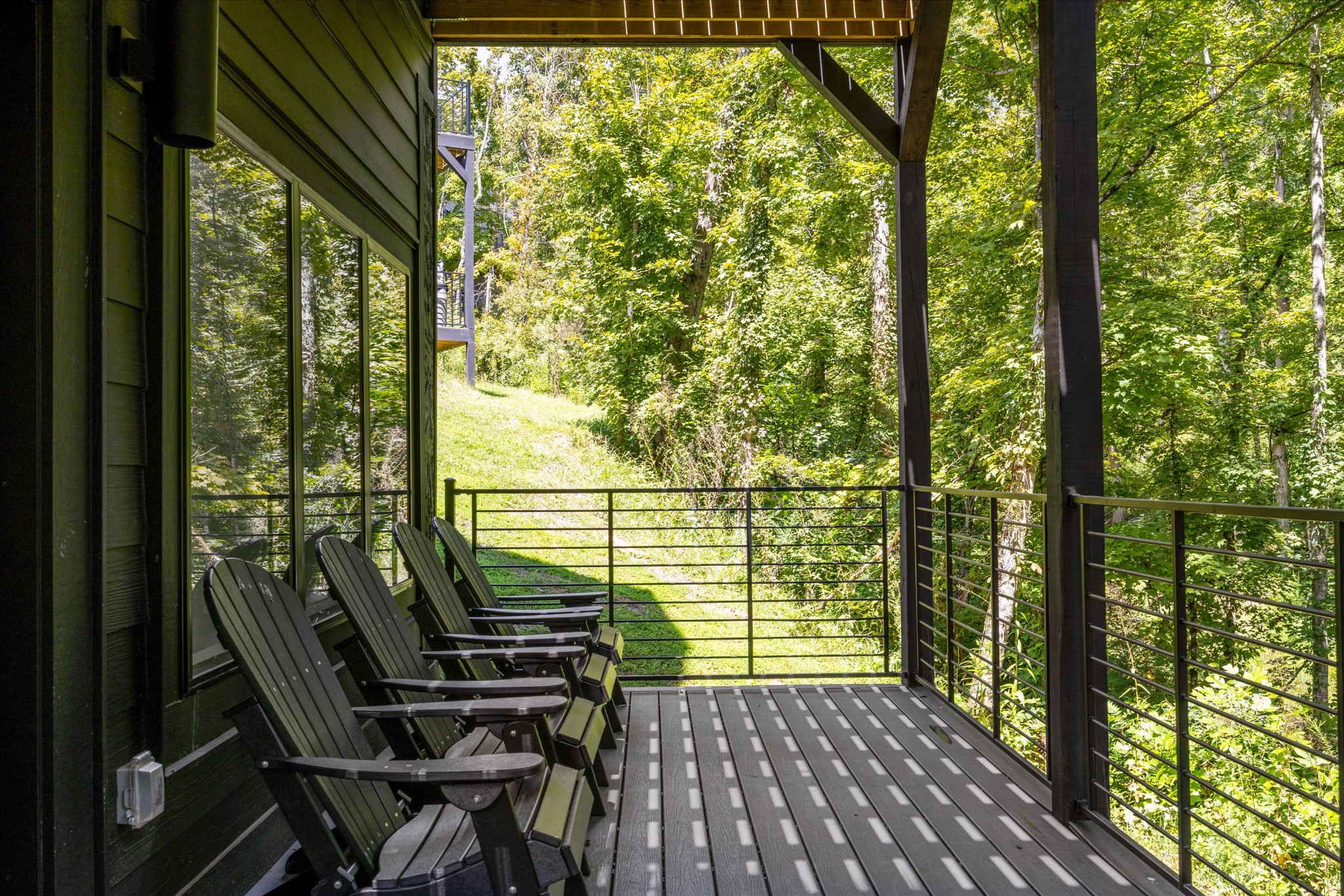 1134 Reedmont Way Sevierville, TN 37876 - Photo 36 of 42 a view of a balcony with chairs