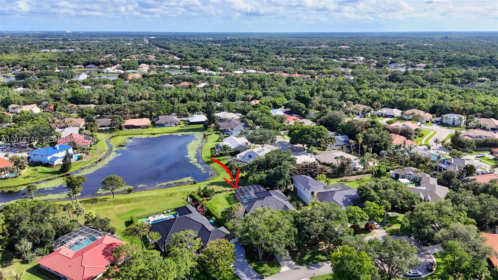 19558 Red Gum Trail Jupiter, FL 33458 - Photo 69 of 81 an aerial view of multiple house