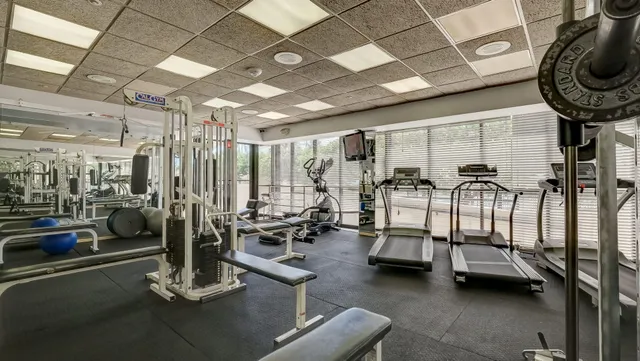 a view of a city with tall buildings