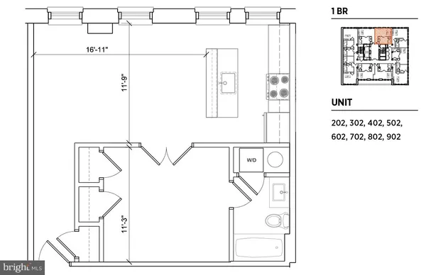 $1,910 | 301 North Charles Street, Unit 2BR, Baltimore, MD 21202