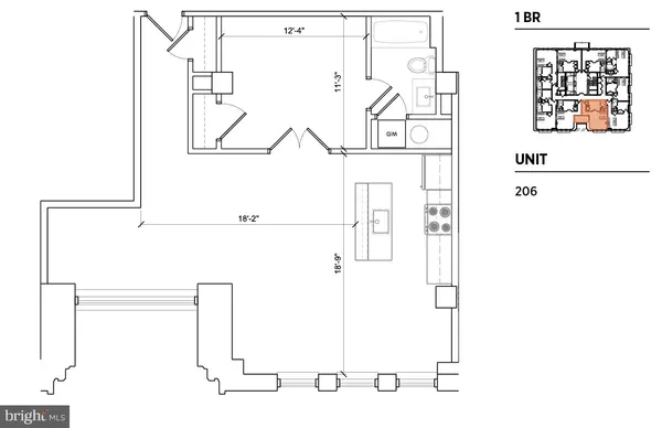 $1,910 | 301 North Charles Street, Unit 2BR, Baltimore, MD 21202