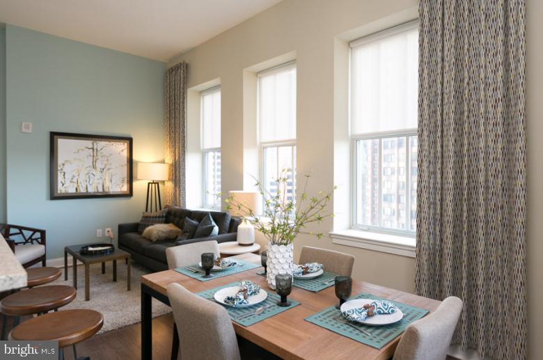 301 North Charles Street, Unit 2BR Baltimore, MD 21202 - Photo 43 of 48 a living room with furniture and a window