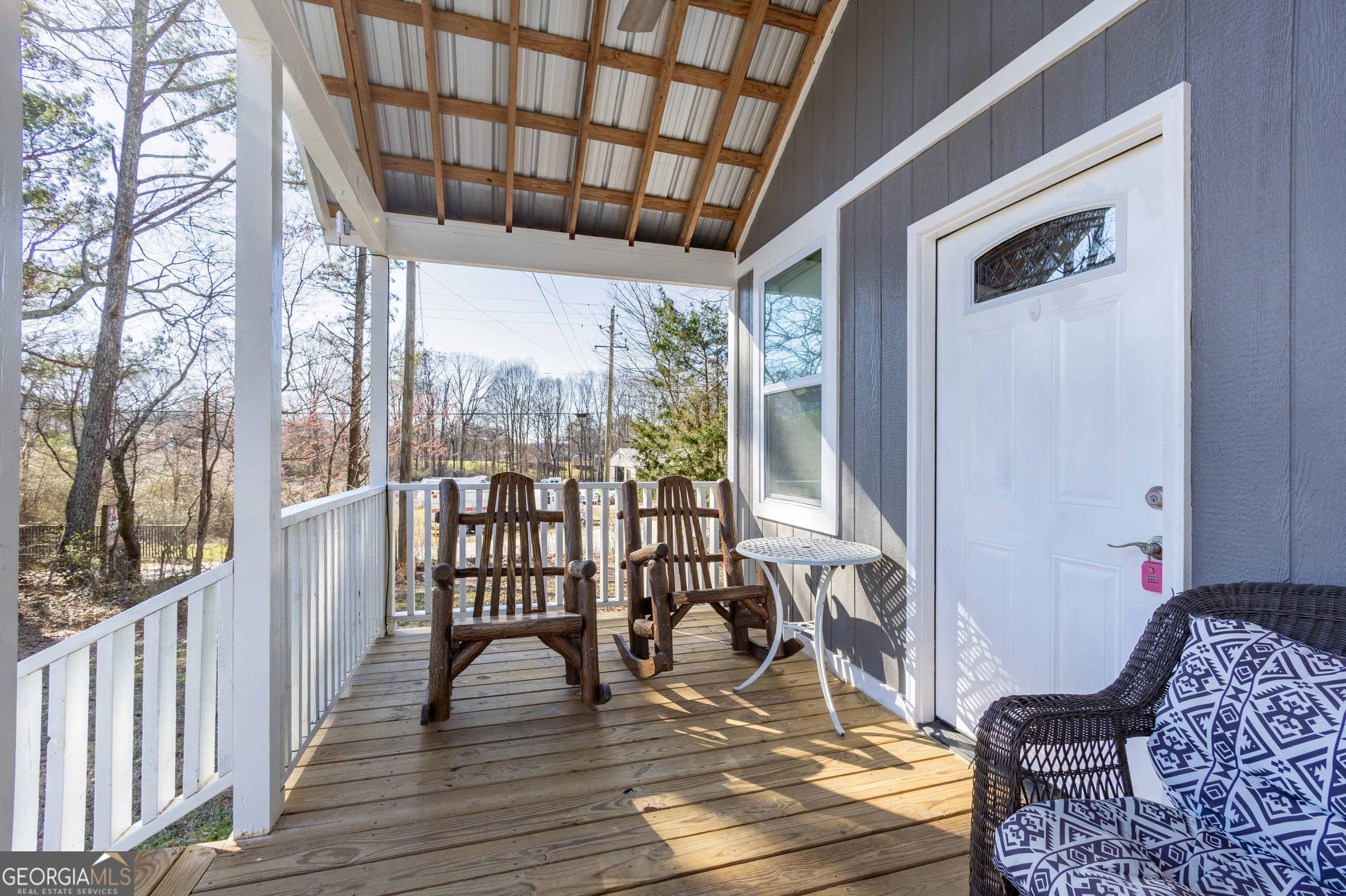 120 3rd Avenue North Ranburne, AL 36273 - Photo 23 of 33 a view of a porch with furniture and wooden floor