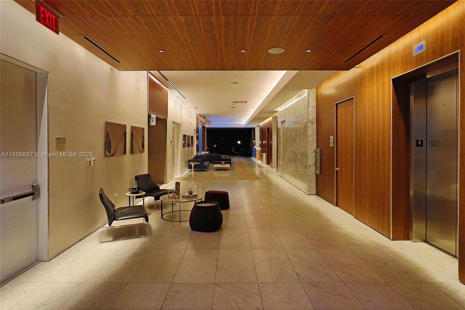 68 Southeast 6th Street, Unit 1008 Miami, FL 33131 - Photo 24 of 37 a lobby with furniture