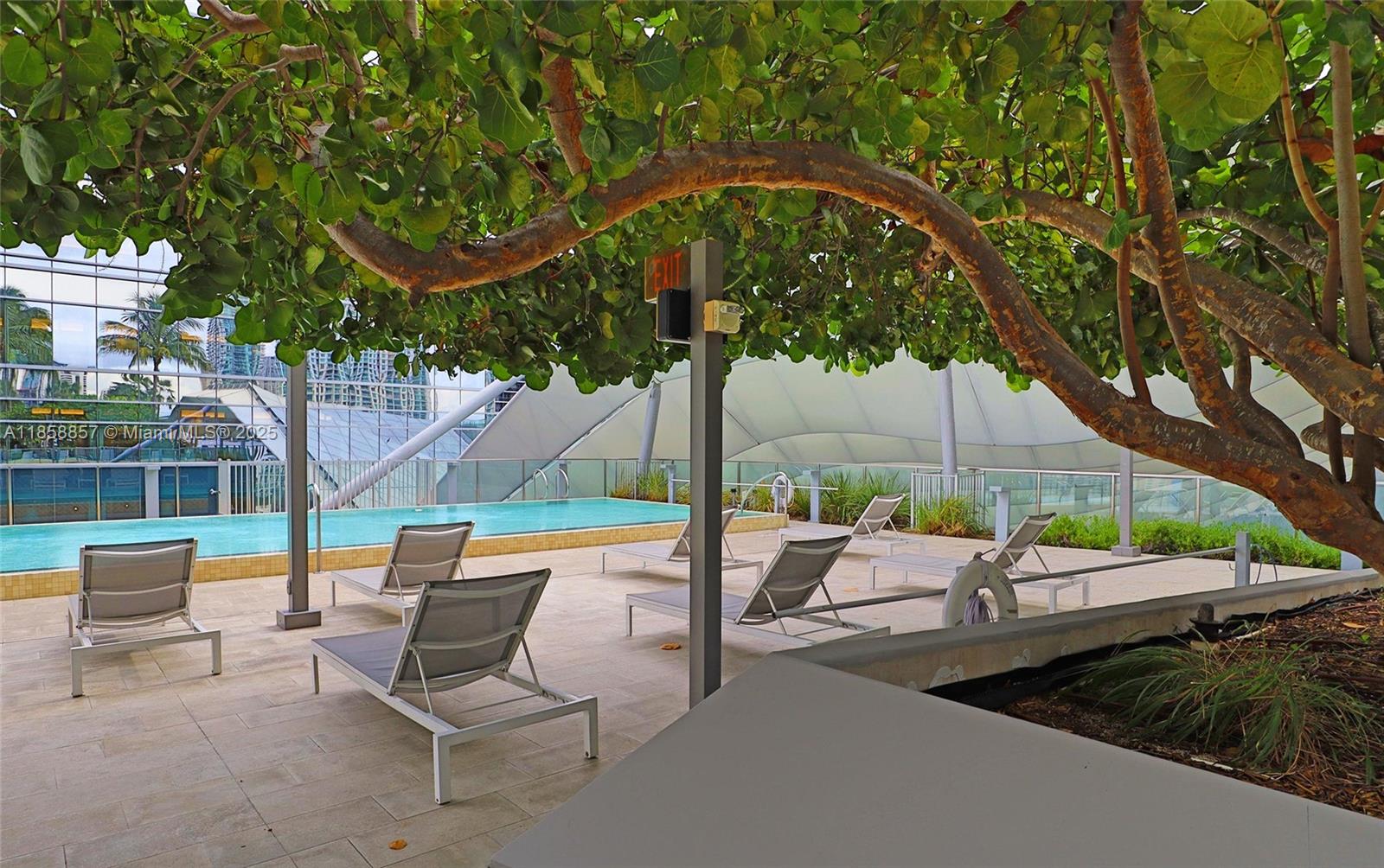 68 Southeast 6th Street, Unit 1008 Miami, FL 33131 - Photo 28 of 37 a view of outdoor space yard and patio