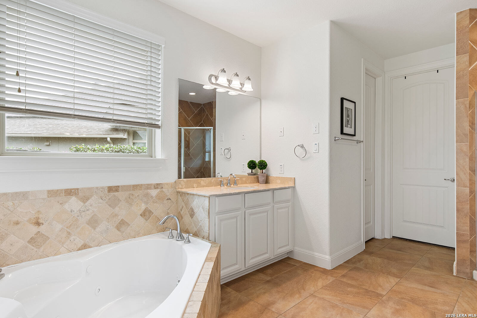 8039 Cibolo Valley Fair Oaks Ranch, TX 78015 - Photo 27 of 63 a bathroom with a bathtub and a sink