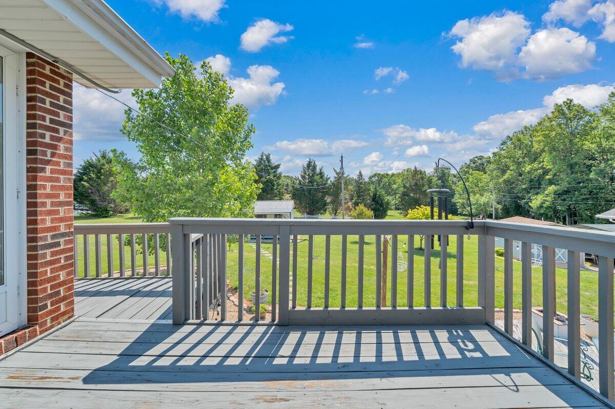 3226 Rakes Road Rocky Mount, VA 24151 - Photo 47 of 74 a view of a wooden roof deck