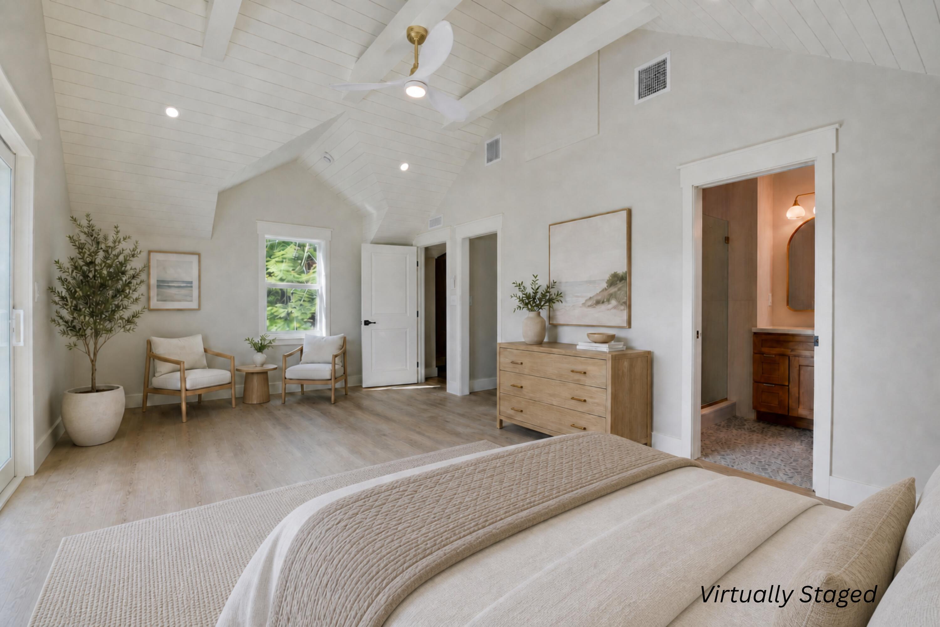 1316 Royal Street, Unit 6 Key West, FL 33040 - Photo 28 of 43 Virtually Staged Primary Bedroom