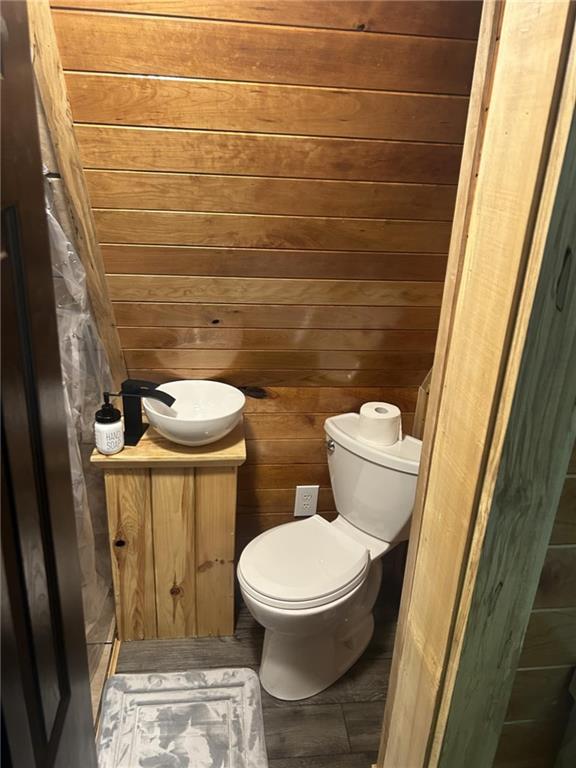 389 Winslow Hill Road Benezett, PA 15821 - Photo 21 of 33 a bathroom with a toilet and a shower