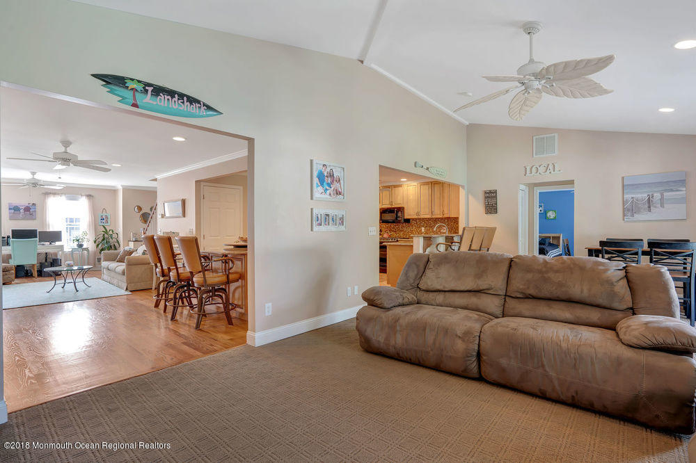 1505 Beaver Dam Road Point Pleasant, NJ 08742 - Photo 8 of 48 a living room with furniture and kitchen view