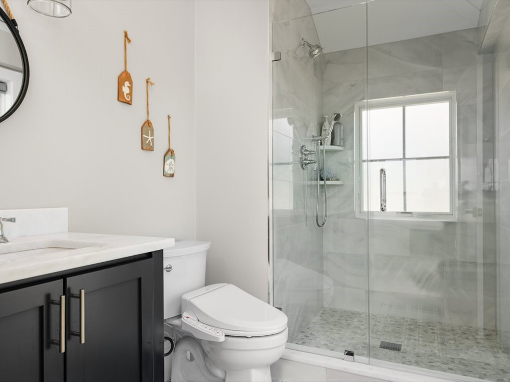 1058 East Shore Road Jamestown, RI 02835 - Photo 16 of 18 Lovely bathroom with walk-in shower