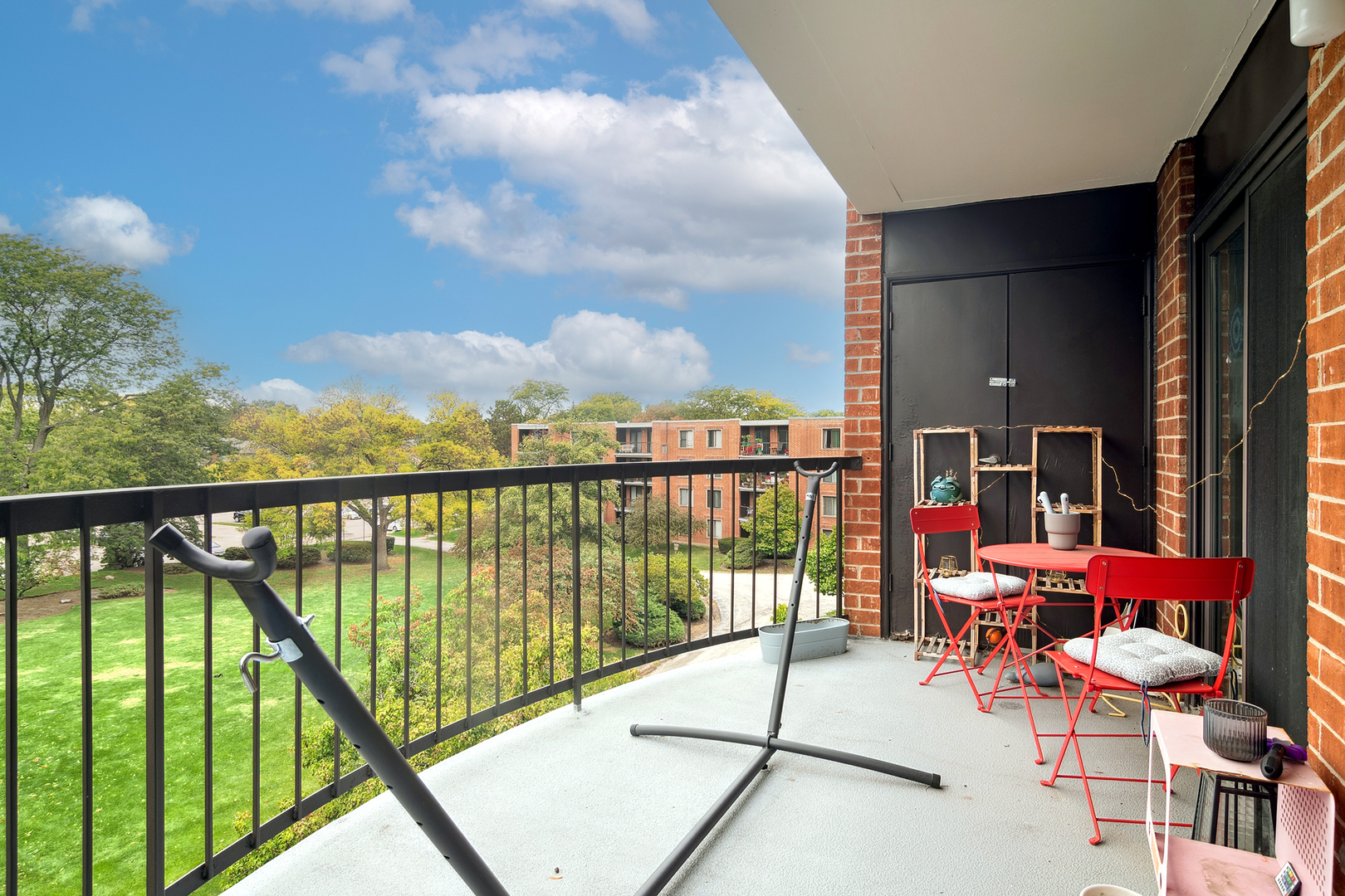 1415 East Central Road, Unit 422C Arlington Heights, IL 60005 - Photo 10 of 19 a view of balcony with furniture