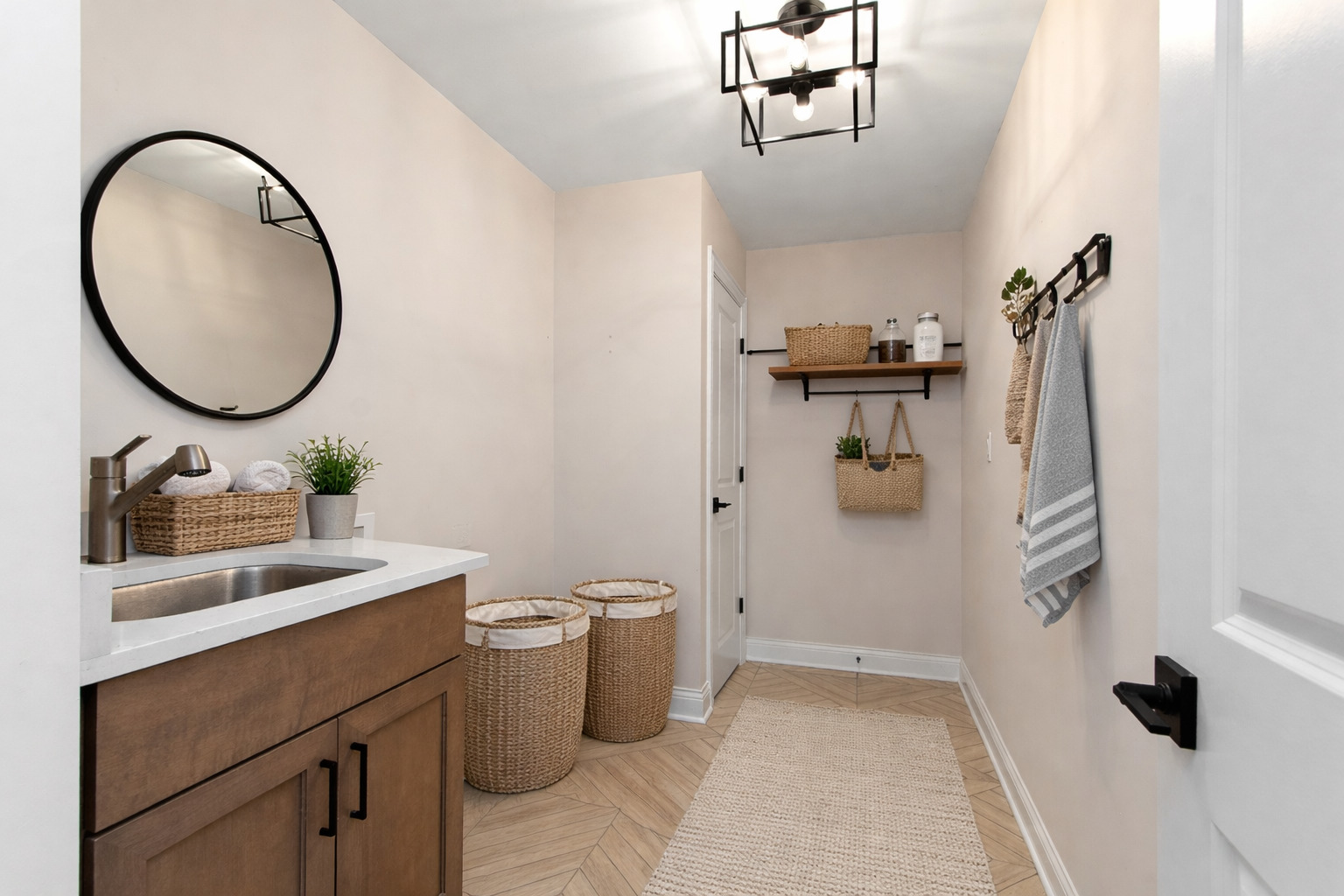 1023 Walter Street Lemont, IL 60439 - Photo 19 of 32 a bathroom with a sink and a mirror