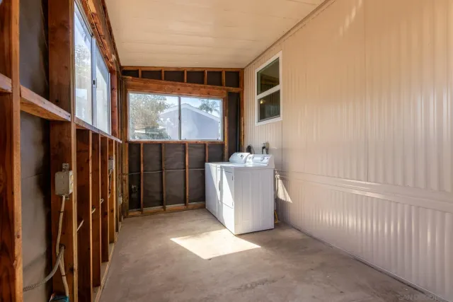 a view of a storage & utility room