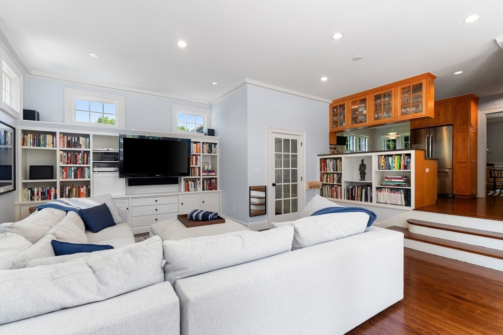 17 Swan Road Winchester, MA 01890 - Photo 12 of 41 a living room with furniture and a flat screen tv