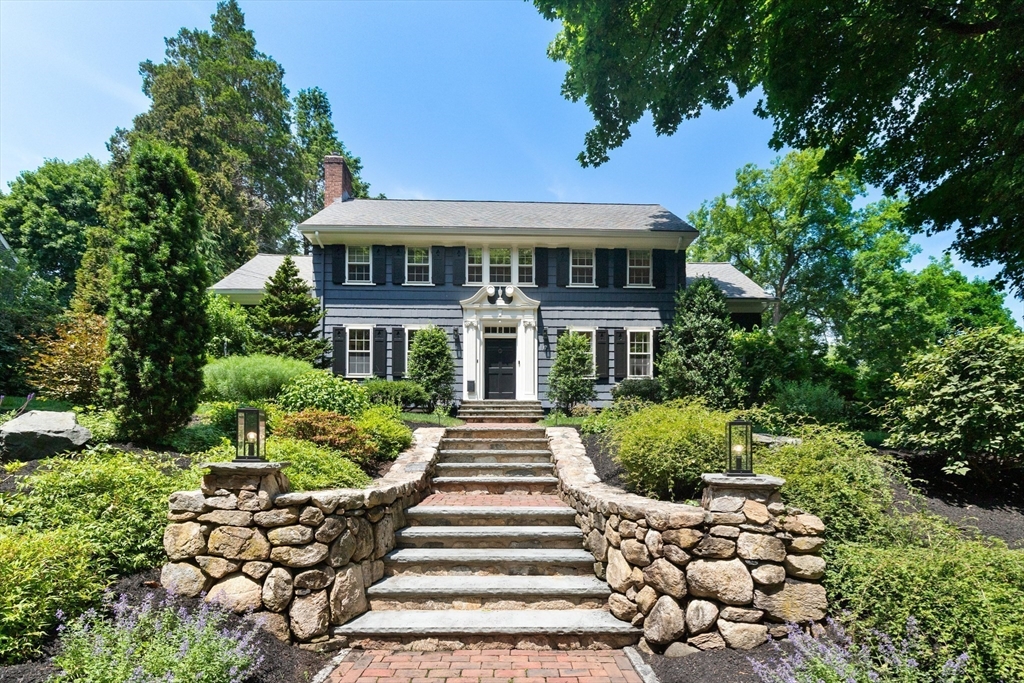 17 Swan Road Winchester, MA 01890 - Photo 2 of 41 a front view of a house with a yard
