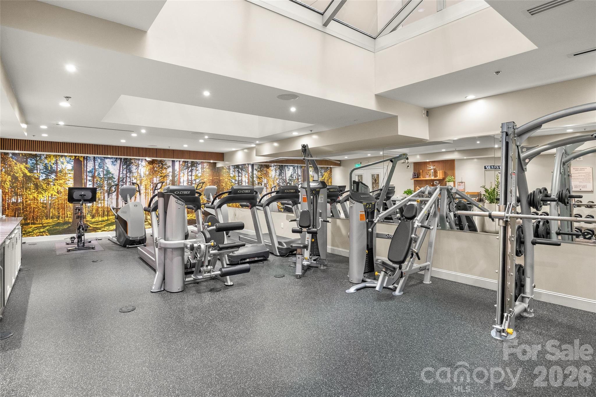 127 North Tryon Street, Unit 410 Charlotte, NC 28246 - Photo 30 of 37 a view of a room with gym equipment