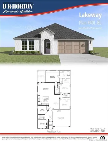 $266,000 | 340 Sawyer Drive, Sulphur, LA 70665