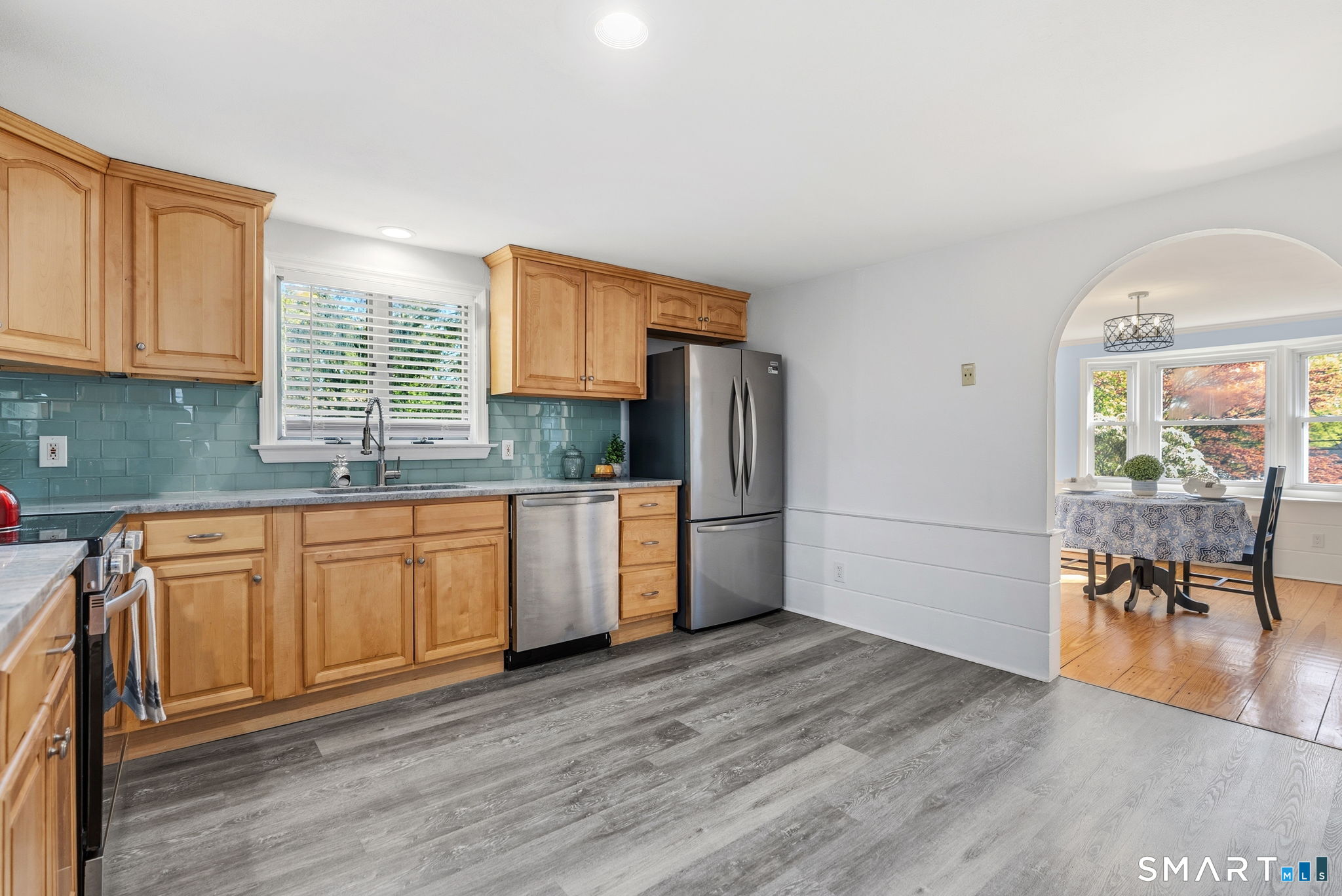 59 Thornbush Road Wethersfield, CT 06109 - Photo 4 of 33 Kitchen opens to dining room