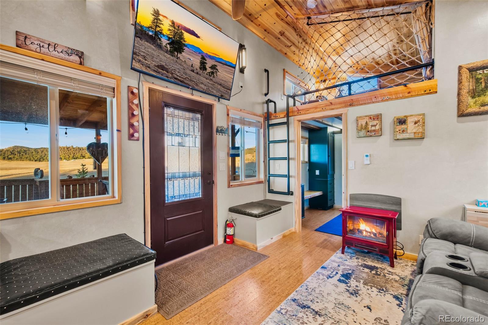 189 Goldenburg Canyon Road Hartsel, CO 80449 - Photo 18 of 36 a front view of a building with outdoor seating