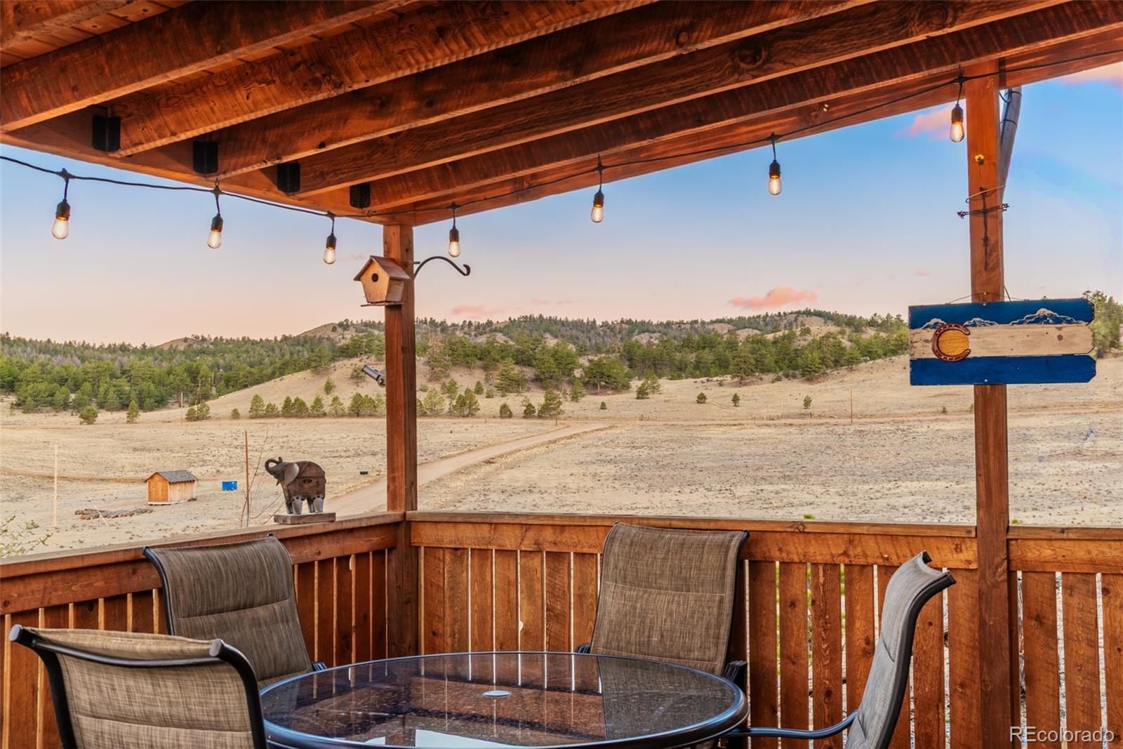 189 Goldenburg Canyon Road Hartsel, CO 80449 - Photo 21 of 36 a view of balcony with furniture