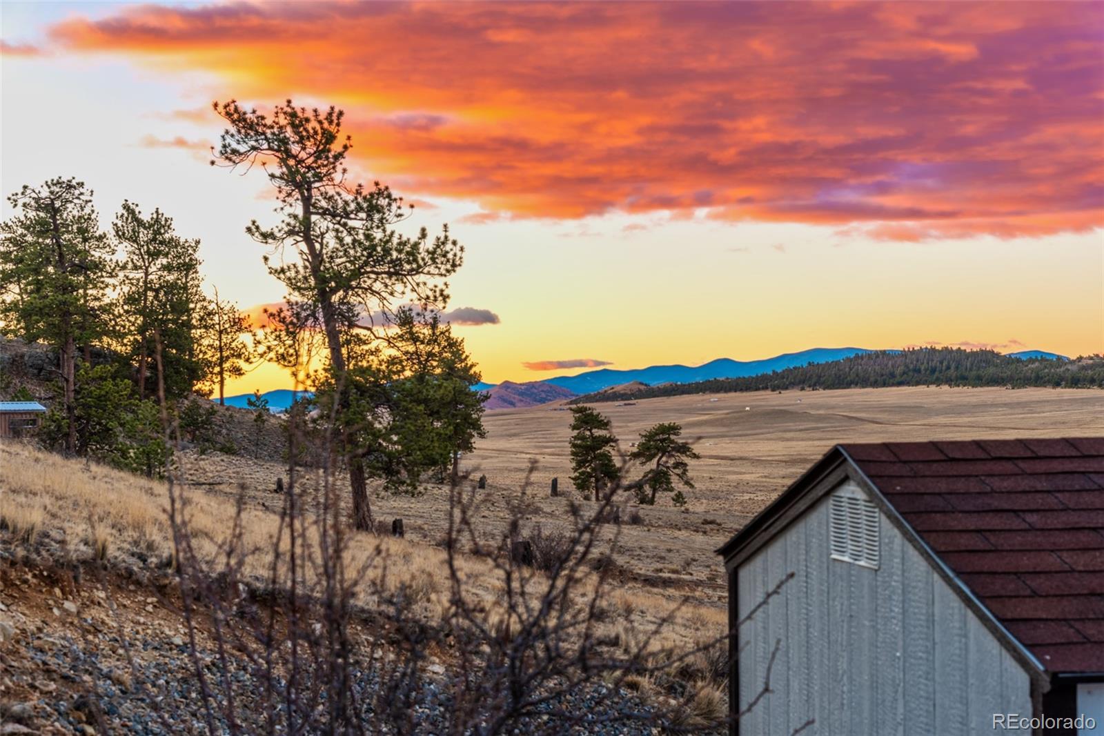 189 Goldenburg Canyon Road Hartsel, CO 80449 - Photo 23 of 36 a view of a house with a backyard