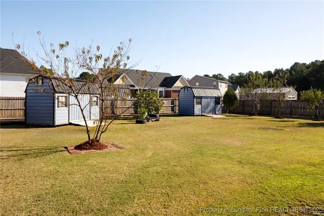 a view of a wooden deck