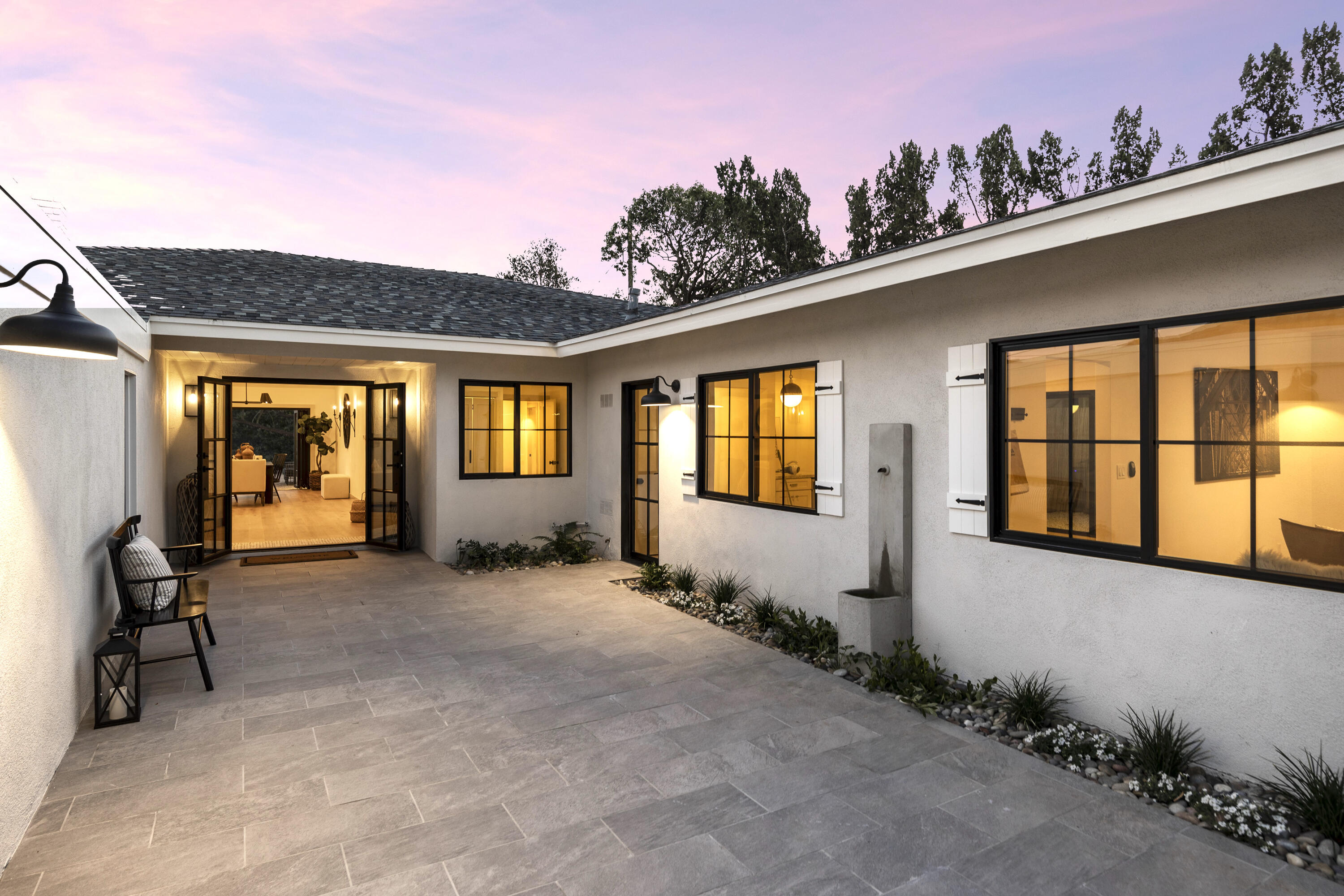 1514 Crestline Drive Santa Barbara, CA 93105 - Photo 2 of 25 a view of a house with backyard and sitting area