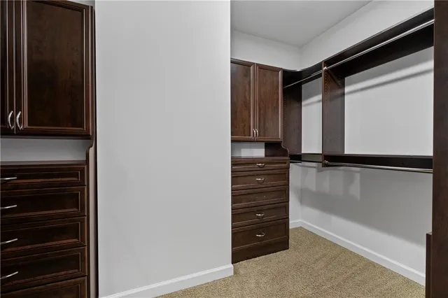 a view of walk in closet