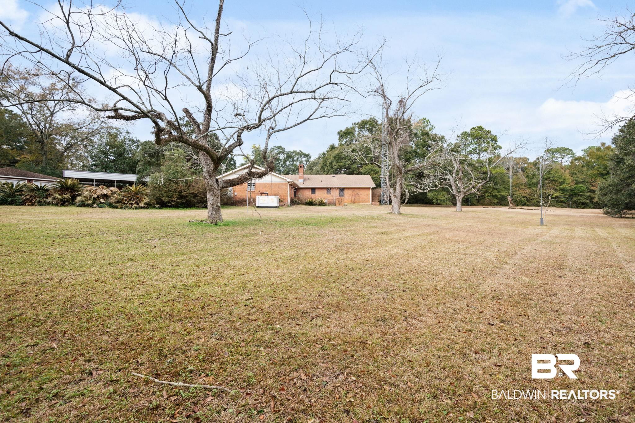 6261 Old Pascagoula Road Theodore, AL 36582 - Photo 10 of 29 View of yard