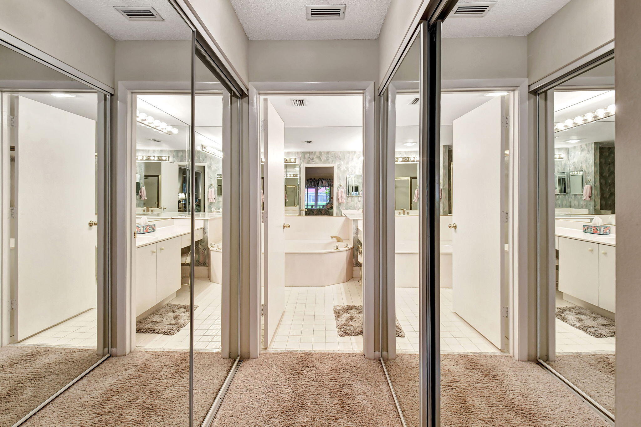 7921 Sandy Pointe Drive Delray Beach, FL 33446 - Photo 16 of 33 Dual Closets into Bath