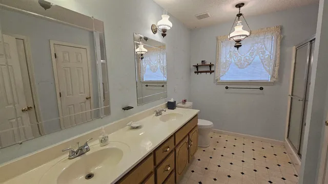 a view of a room with an empty space