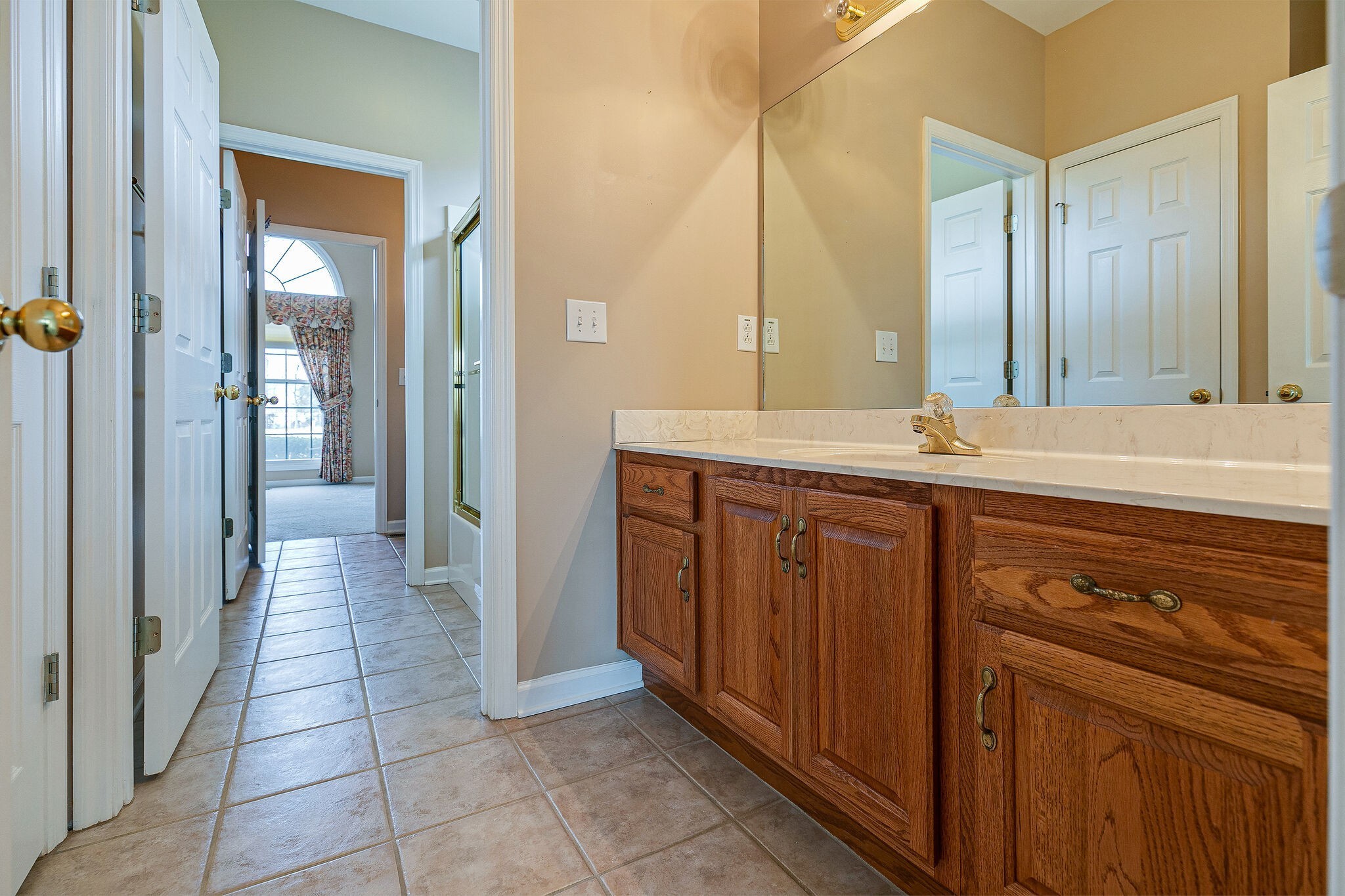 Undisclosed Address Franklin, TN 37064 - Photo 27 of 67 a bathroom with a sink and a mirror
