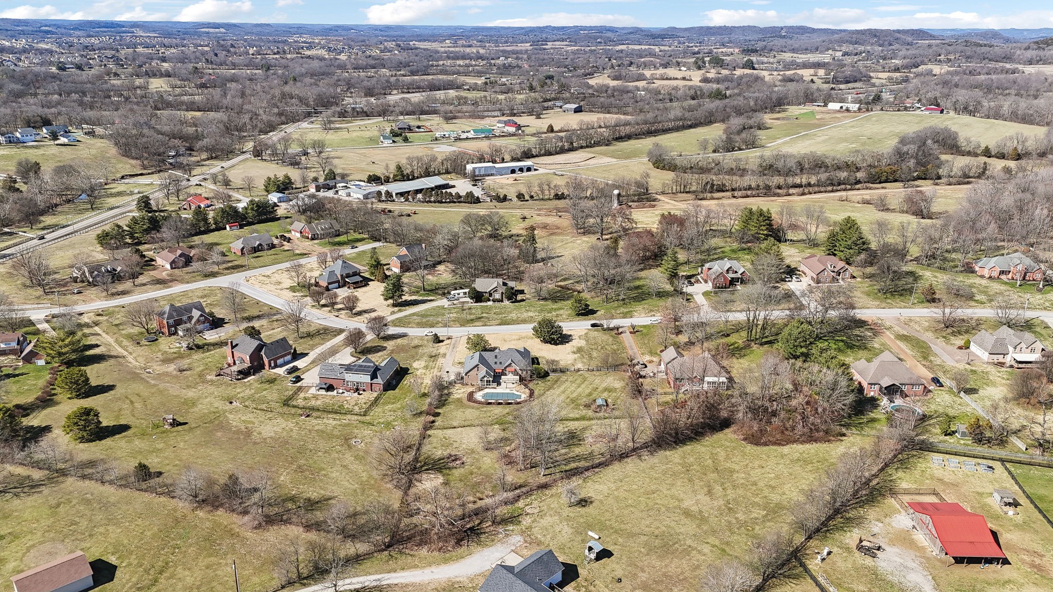 Undisclosed Address Franklin, TN 37064 - Photo 54 of 67 an aerial view of residential houses with outdoor space