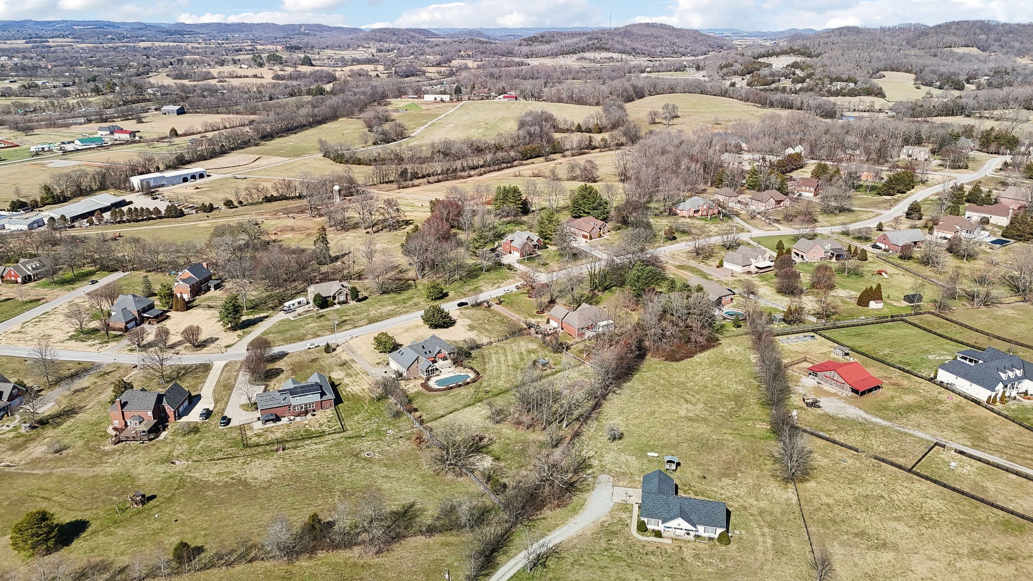 Undisclosed Address Franklin, TN 37064 - Photo 55 of 67 an aerial view of residential houses with outdoor space
