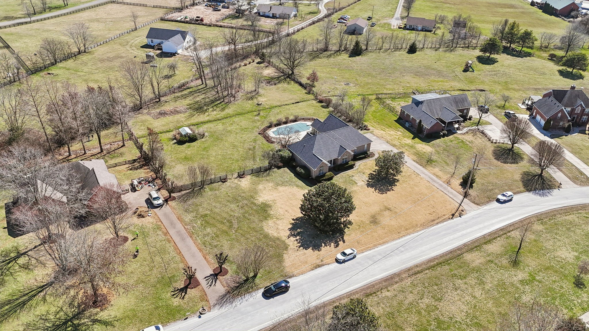 Undisclosed Address Franklin, TN 37064 - Photo 59 of 67 a bed with white sheets and pillows on it