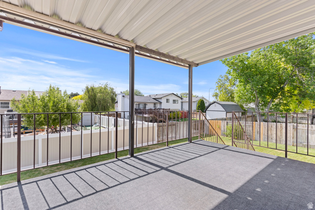 5643 South 2950th Street West Roy, UT 84067 - Photo 10 of 12 Covered deck