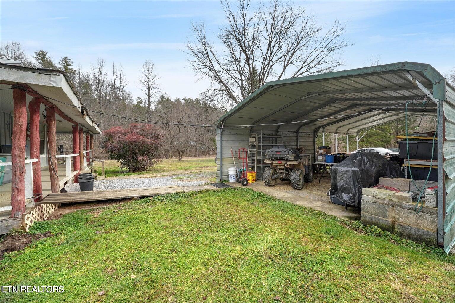 1223 Rocky Flats Road Cosby, TN 37722 - Photo 28 of 29 Carport