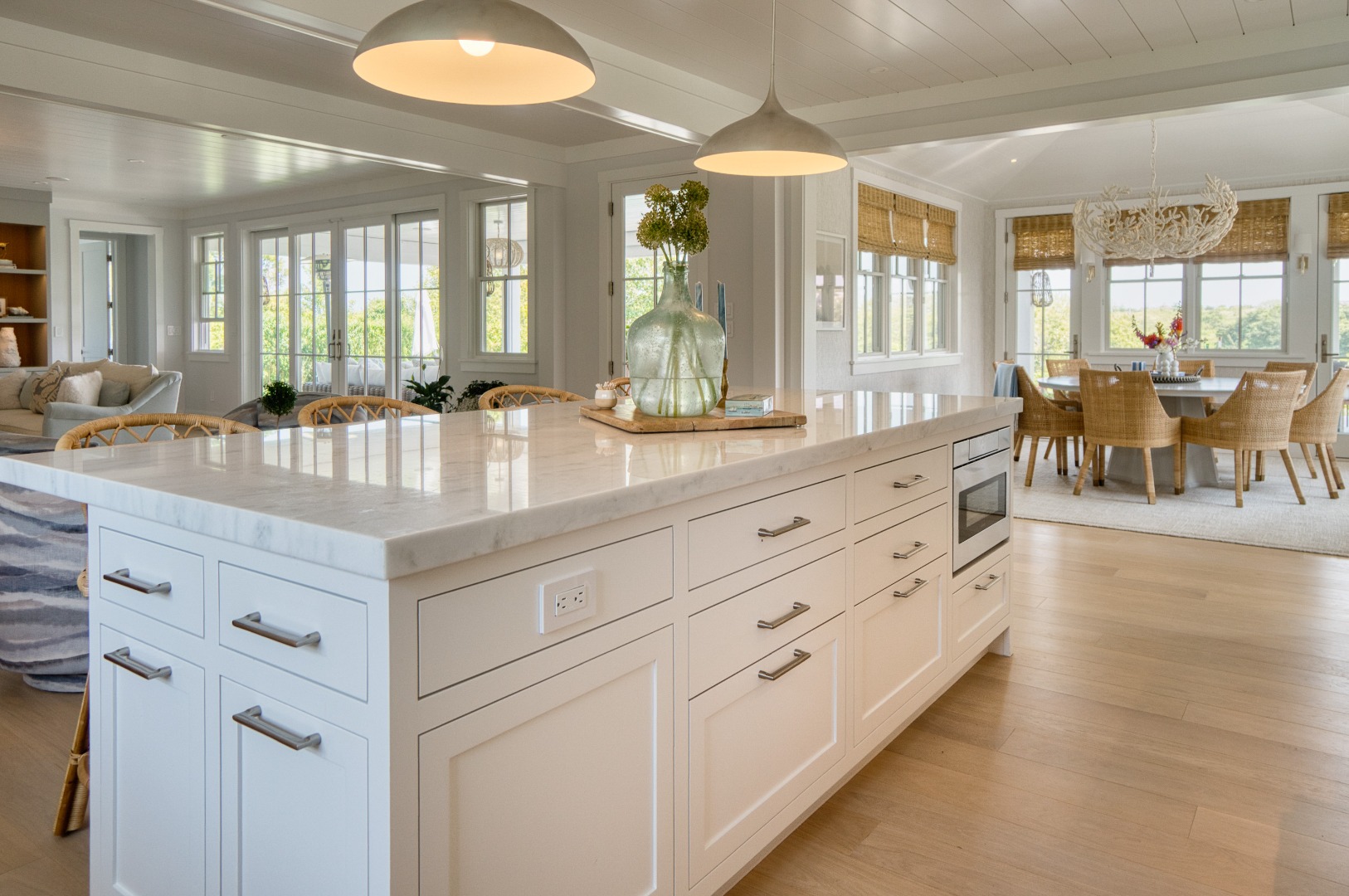 41 Monomoy Road Nantucket, MA 02554 - Photo 23 of 54 a view of living room with granite countertop furniture and a large window
