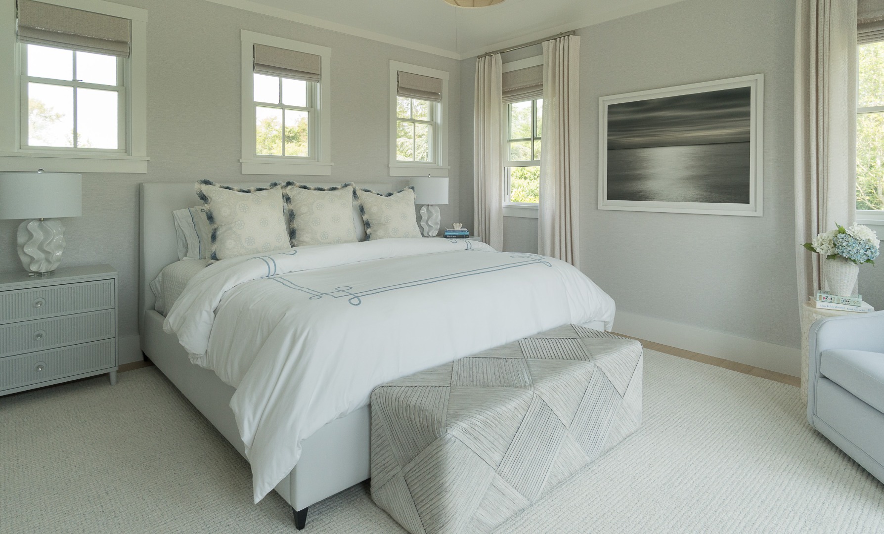 41 Monomoy Road Nantucket, MA 02554 - Photo 33 of 54 a spacious bedroom with a bed and a window