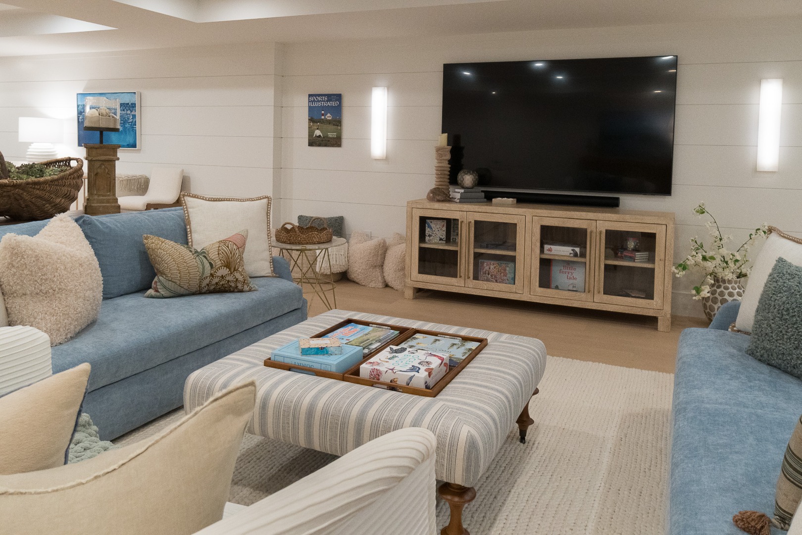 41 Monomoy Road Nantucket, MA 02554 - Photo 40 of 54 a living room with furniture and a flat screen tv