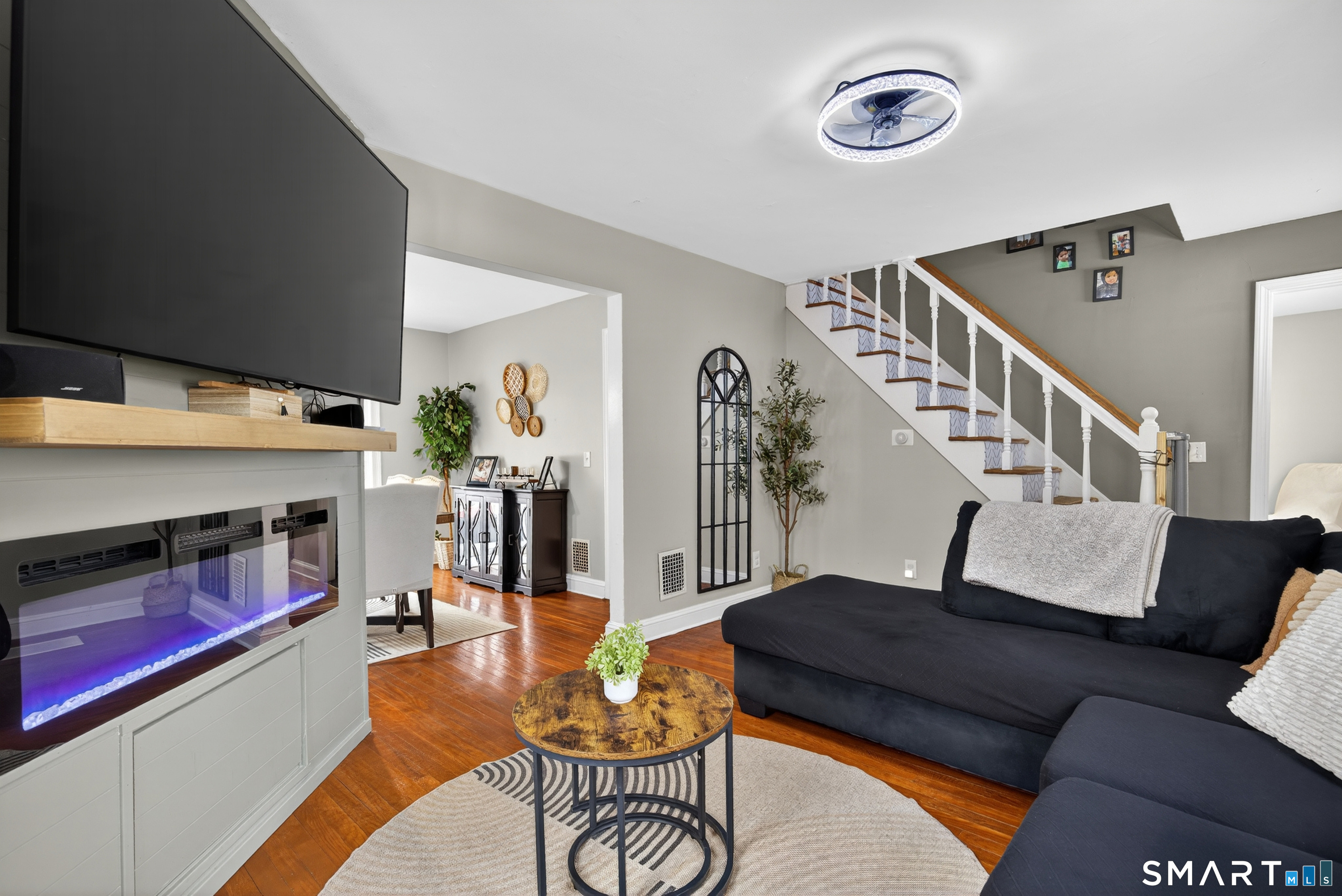 15 Evelyn Road Derby, CT 06418 - Photo 7 of 34 a living room with furniture and wooden floor