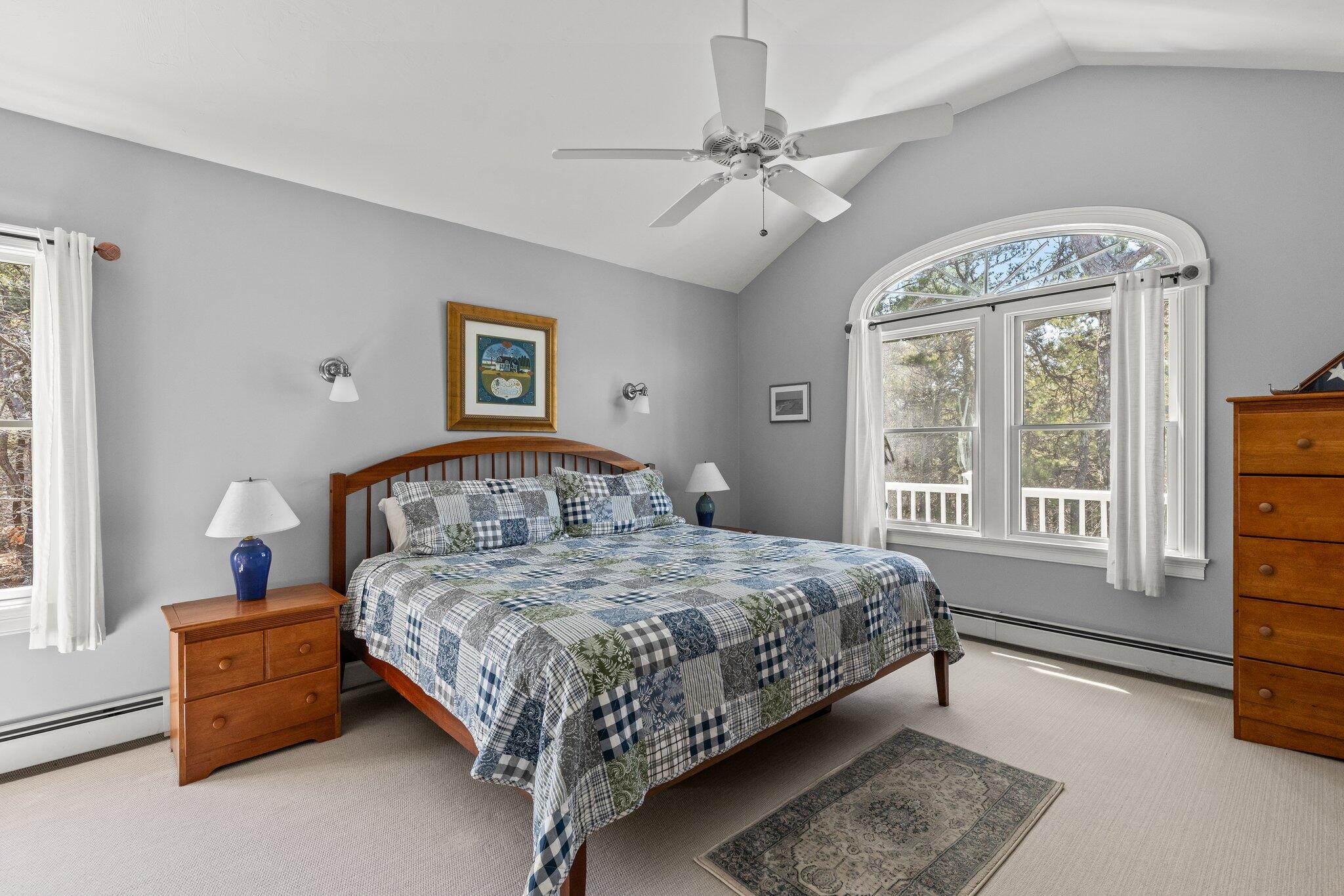 6 Short Lots Lane Truro, MA 02666 - Photo 31 of 63 a bedroom with a large bed and a window