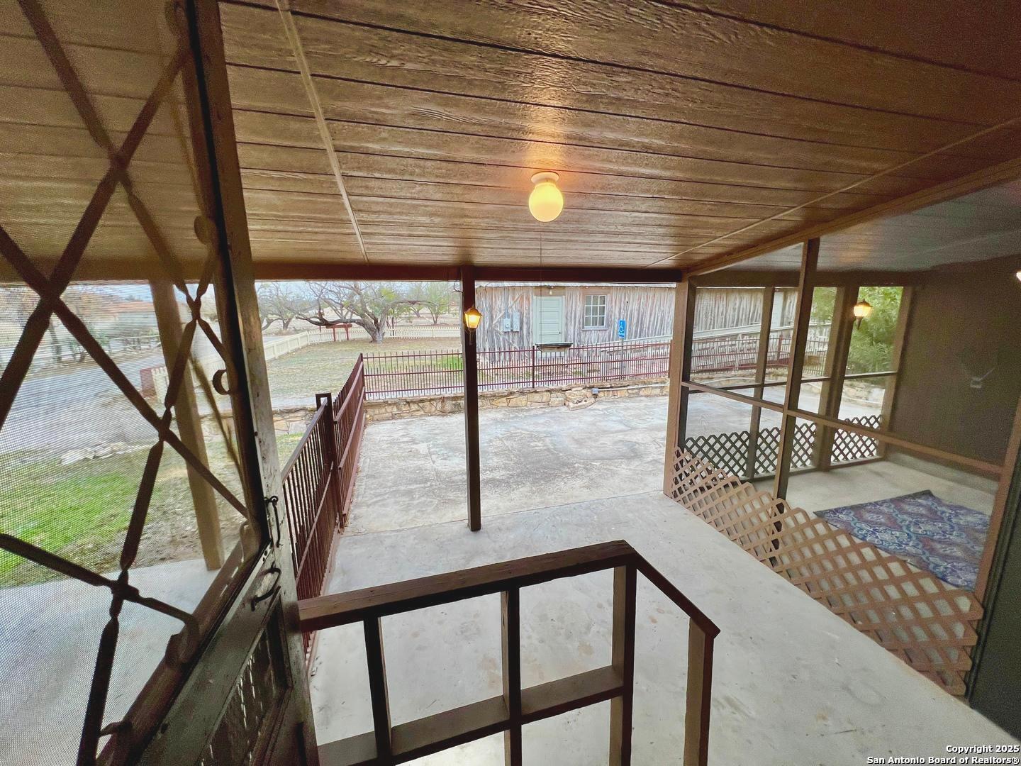 299 Fort Clark Road Brackettville, TX 78832 - Photo 28 of 45 a view of a porch with furniture
