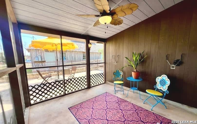 299 Fort Clark Road Brackettville, TX 78832 - Photo 35 of 50 a porch with a table and chairs