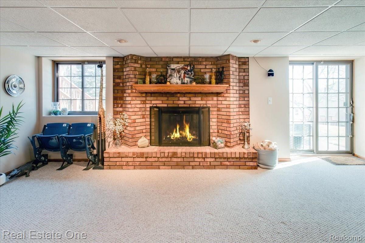 451 Lake Forest Road Rochester, MI 48309 - Photo 60 of 97 Rec room in full finished walkout basement