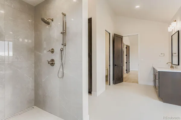 a view of a livingroom with a staircase