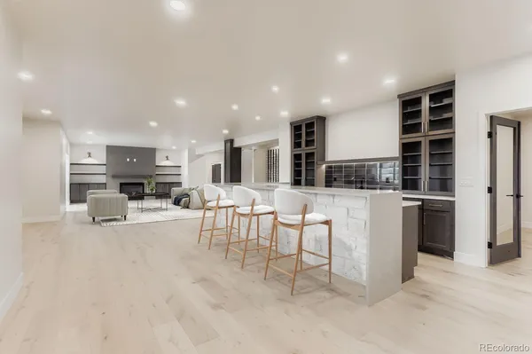 a view of a chairs and table in the patio