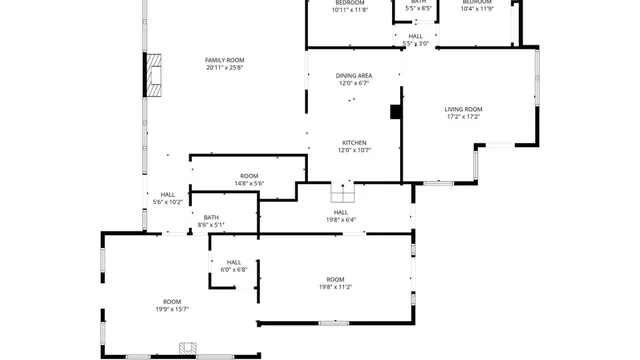 a picture of floor plan